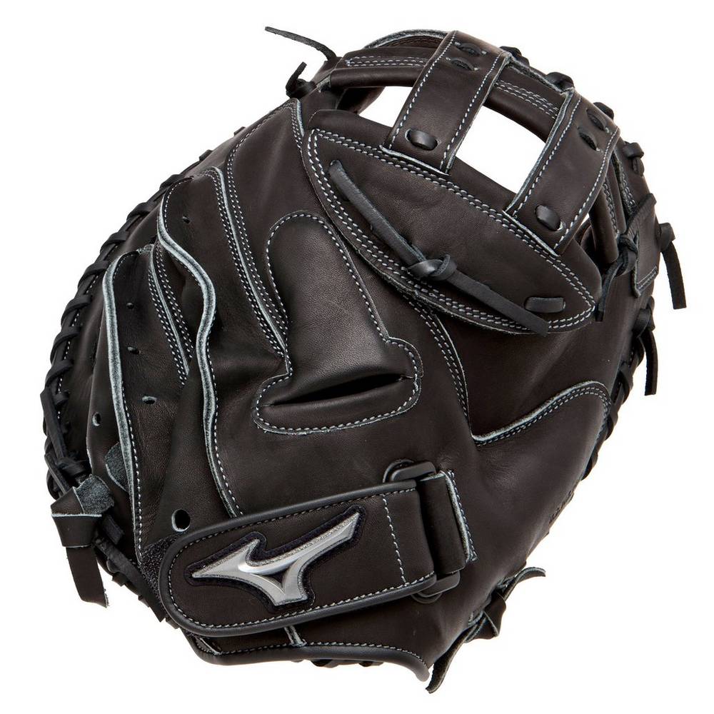 Mizuno Women's Classic Series Fastpitch Softball Catcher’s Mitt 34.5" Black (311940-MGJ)